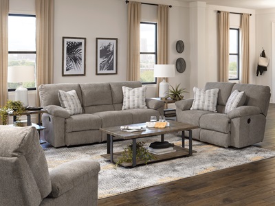 Tyler Collection by Catnapper in Fabric with Gliders in Fabric