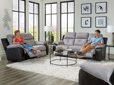 Felix Collection by Catnapper in Fabric with Gliders in Fabric