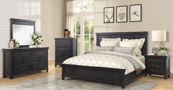 Spruce Creek Collection by Bernards with Armoires Queen Beds