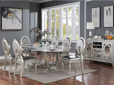 Cathalina Collection by Furniture of America in Other and Fabric