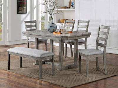 Laquila Collection by Furniture of America in Other and Fabric