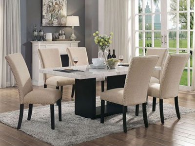 Kian Collection by Furniture of America in Other and Fabric