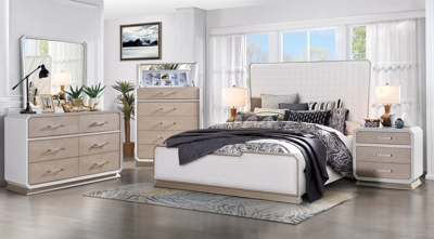 Dior Collection by Cosmos Furniture Amani Collection in Wood