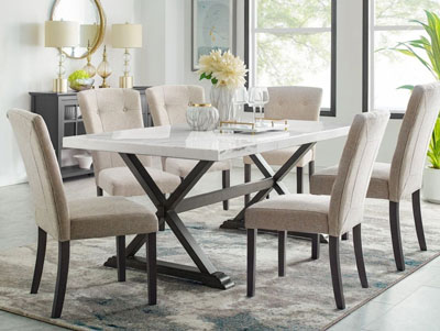 Lexi Collection by Contemporary Contemporary Elements International with Mattress Foundations