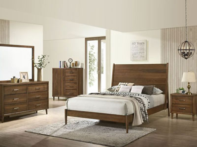 Malibu Collection by Contemporary Contemporary Elements International with Mattress Foundations