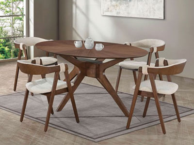 Ebikon Collection by Furniture of America in Other and Fabric