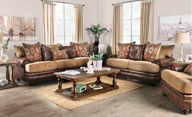 Fletcher Collection by Furniture of America in Other and Fabric