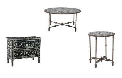 Fleur Collection by Home Trends & Design in Java in Java Eastern King Beds in Java by Home Trends & Design with Dining Room Sets in Java in Java Dining Room Sets