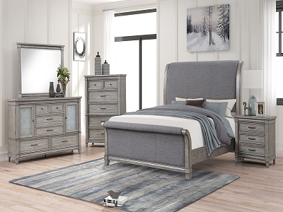 Hartford Collection by Bernards with Armoires Queen Beds