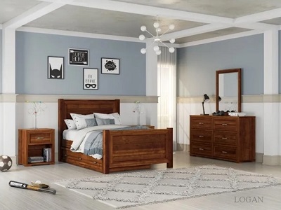 Traditional Traditional Logan Collection with Storage Trunks with Storage Trunks Twin Beds