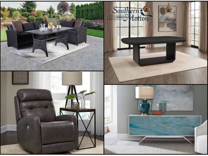 Transitional Transitional Southern Motion with Accessoriess
