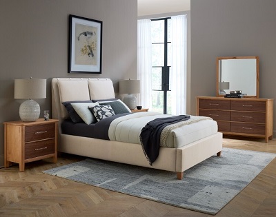 Nordhaven Collection by Vaughan-Bassett with Panel Beds in Other