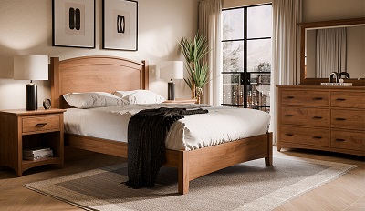 Barrington Collection by Transitional Transitional Troyer Ridge in White in White Panel Beds