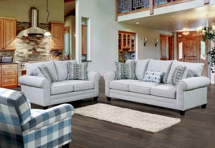 Aberporth Collection by Furniture of America in Other and Fabric