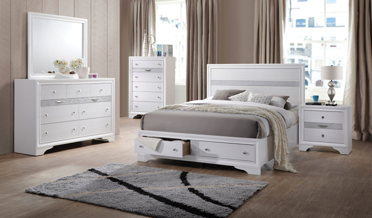 Naima Collection by Acme Furniture with Chairs