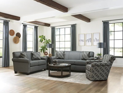 Angie Collection by Transitional Transitional Tennessee Custom with Sofas Hallie Collection with Sofas