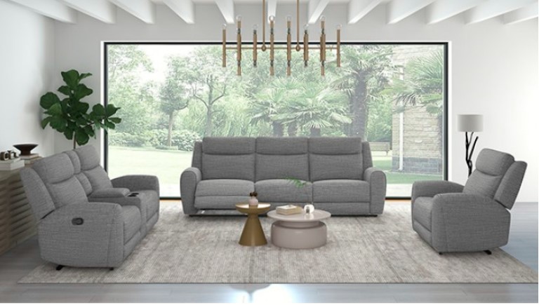 Antonius Collection by Furniture of America in Other and Fabric