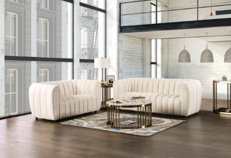 Aversa Collection by Furniture of America in Other and Fabric