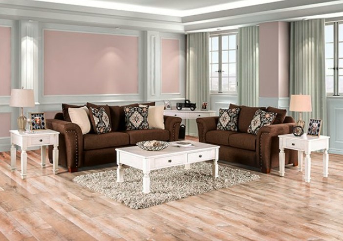 Belsize Collection by Furniture of America in Other and Fabric