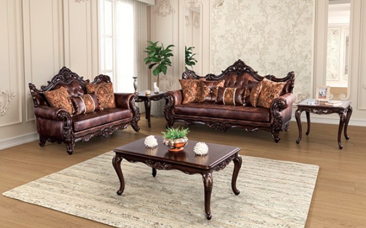 Palencia Collection by Furniture of America in Other and Fabric