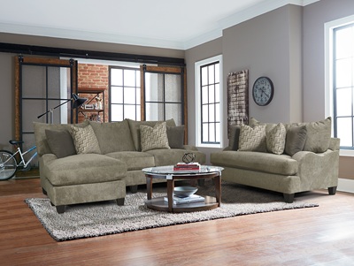 Catalina Collection by Transitional Transitional Tennessee Custom with Sofas Hallie Collection with Sofas