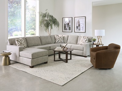 Costner Collection by Transitional Transitional Tennessee Custom with Sofas Hallie Collection with Sofas