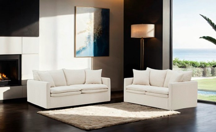 Crayford Collection by Furniture of America in Other and Fabric