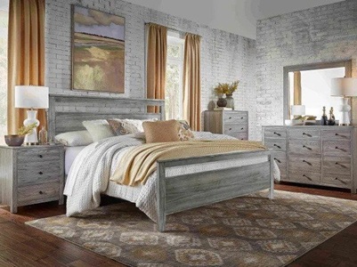 Modern Collection by Daniel's Amish with Beds Panel Beds