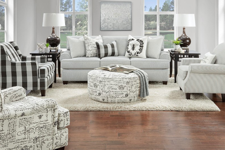 Dizzy Iron by Transitional Southern Home Furnishings Basic Wool in Polyester