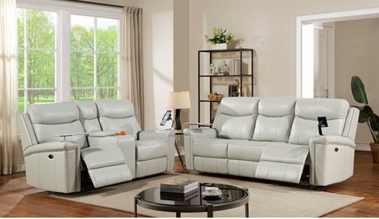 Florine Collection by Furniture of America in Other and Fabric