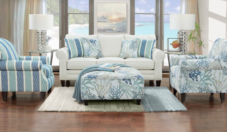 Grande Glacier by Transitional Southern Home Furnishings Basic Wool in Polyester
