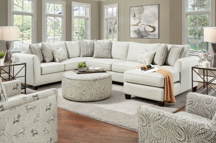 Homecoming Stone by Transitional Southern Home Furnishings Basic Wool in Polyester