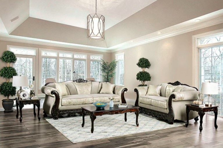 Newdale Collection by Furniture of America in Other and Fabric