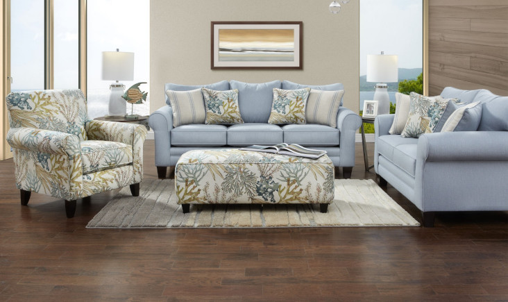 Labyrinth Sky by Transitional Southern Home Furnishings Basic Wool in Polyester