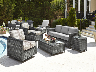 Lorca Collection by BeachCraft Furniture Mambo Collection with Dining Table Pads