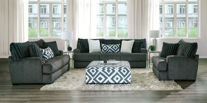 Loughlin Collection  by Furniture of America in Other and Fabric