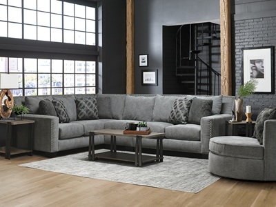 Luckenbach Collection by Transitional Transitional Tennessee Custom with Sofas Hallie Collection with Sofas