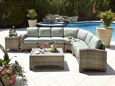 Mambo Collection by BeachCraft Furniture Mambo Collection with Dining Table Pads