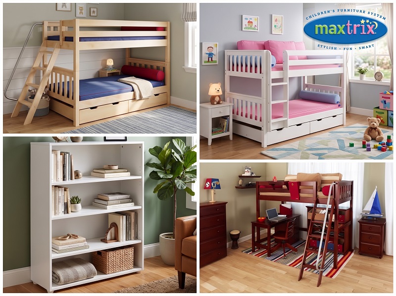 Maxtrix Kids Maxtrix Single Bed Collection with Beds Bunk Beds