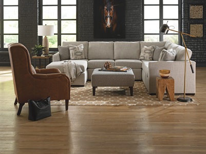 Milner Collection by Transitional Transitional Tennessee Custom with Sofas Hallie Collection with Sofas