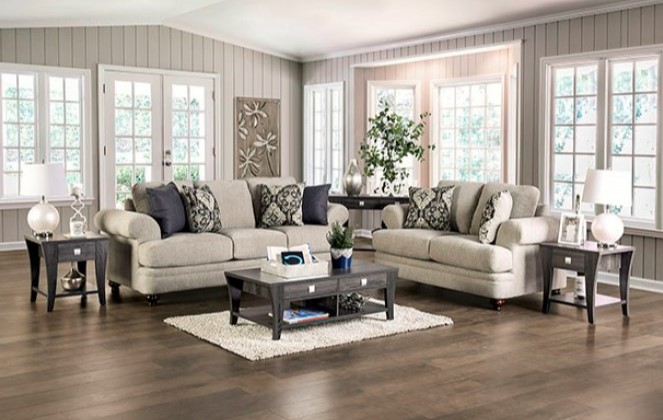 Miramar Collection by Furniture of America in Other and Fabric