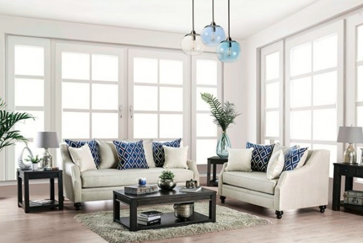 Nefyn Collection by Furniture of America in Other and Fabric