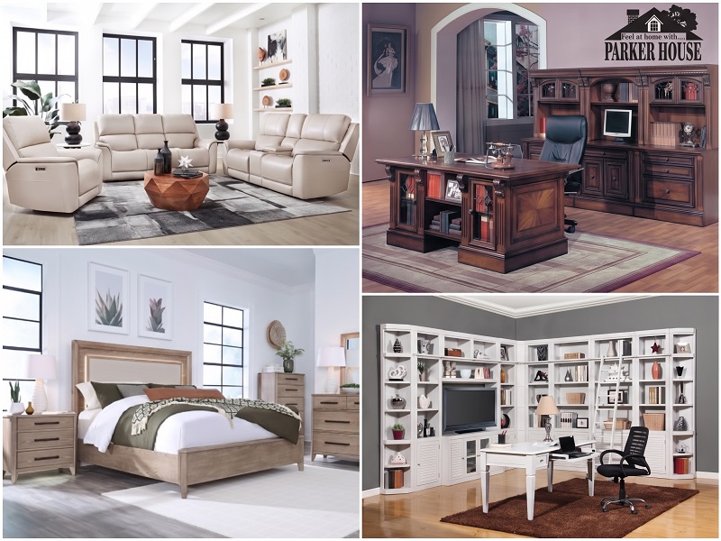 Parker House with Sofas in Leather