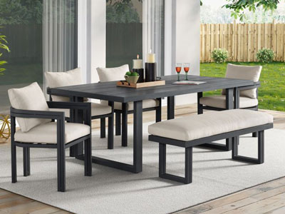 Playa Collection by Contemporary Contemporary Elements International with Mattress Foundations