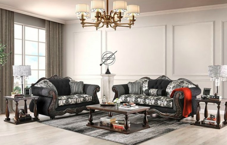 Ronja Collection by Furniture of America in Other and Fabric