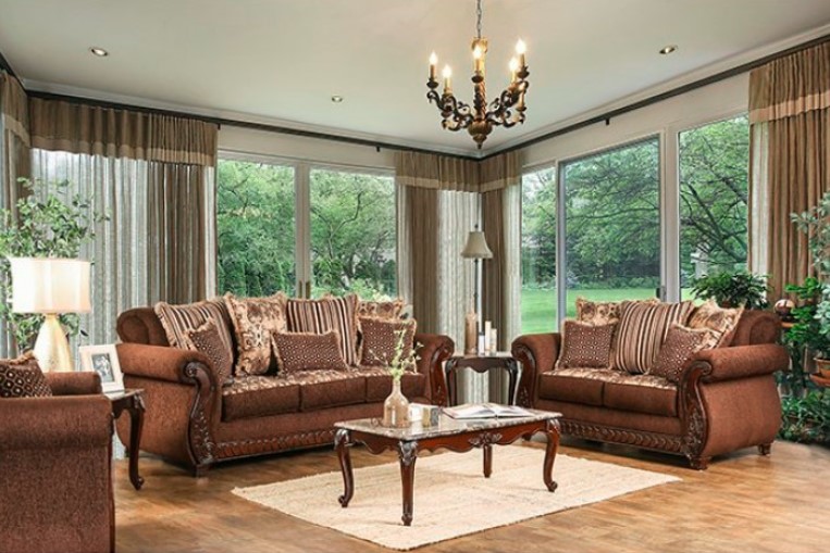 Tabitha Collection by Furniture of America in Other and Fabric