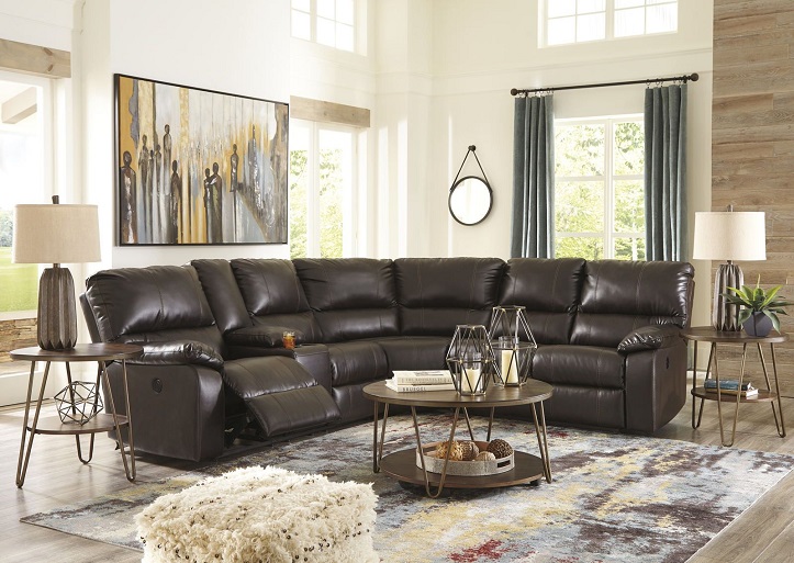 Reclining Sectionals in Other Finish