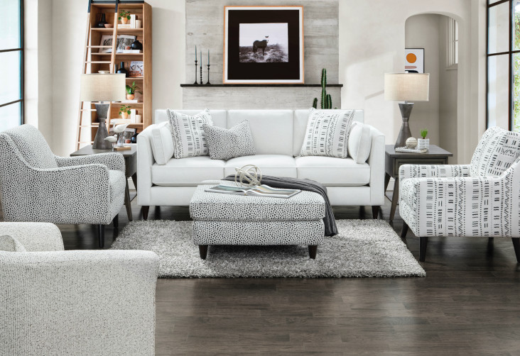 Winston Salt by Transitional Southern Home Furnishings Basic Wool in Polyester