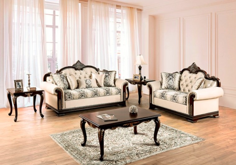 Yucatan Collection by Furniture of America in Other and Fabric