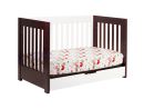 Babyletto Mercer 3 in 1 Convertible Crib with Toddler Rail in Espresso White M6801QW